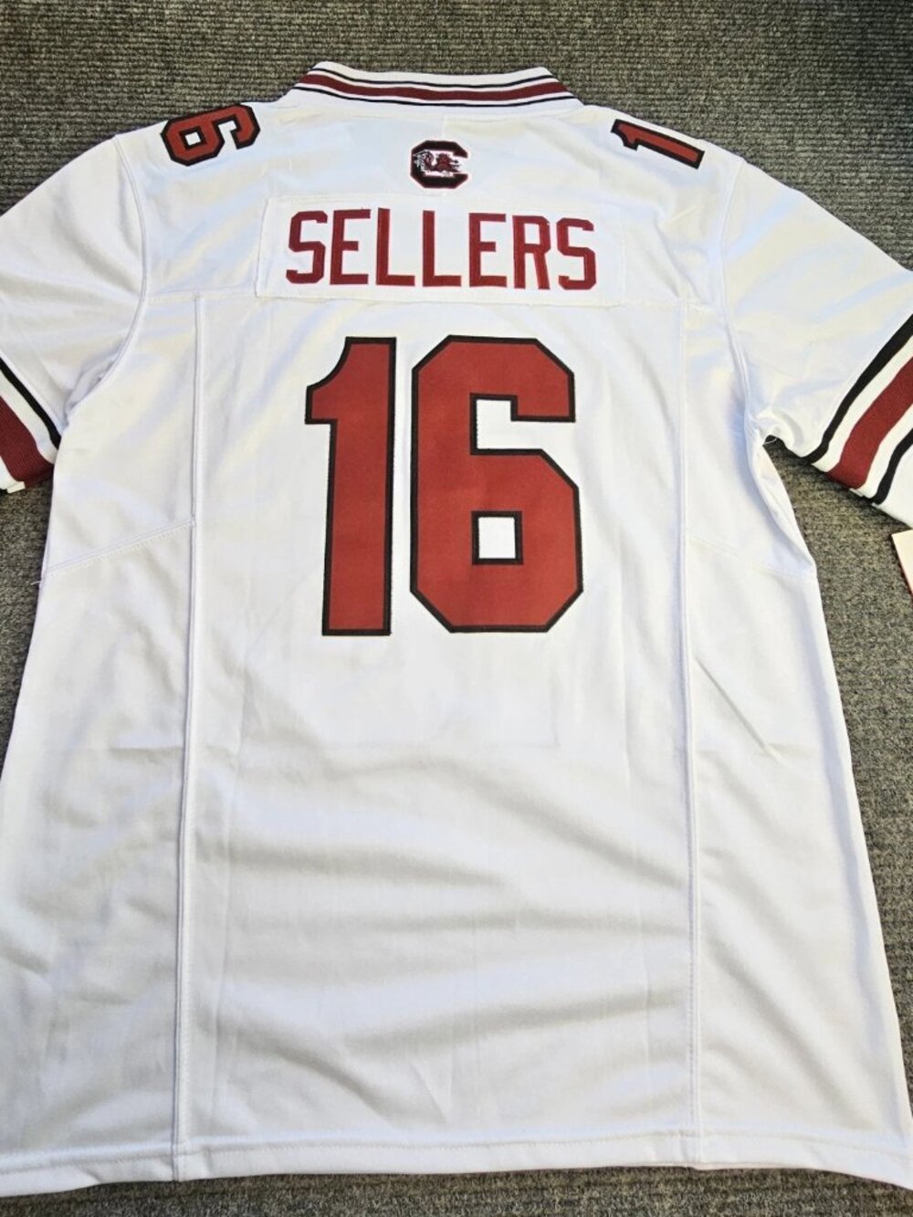 LaNorris Sellers Stitched Vapor Jersey White